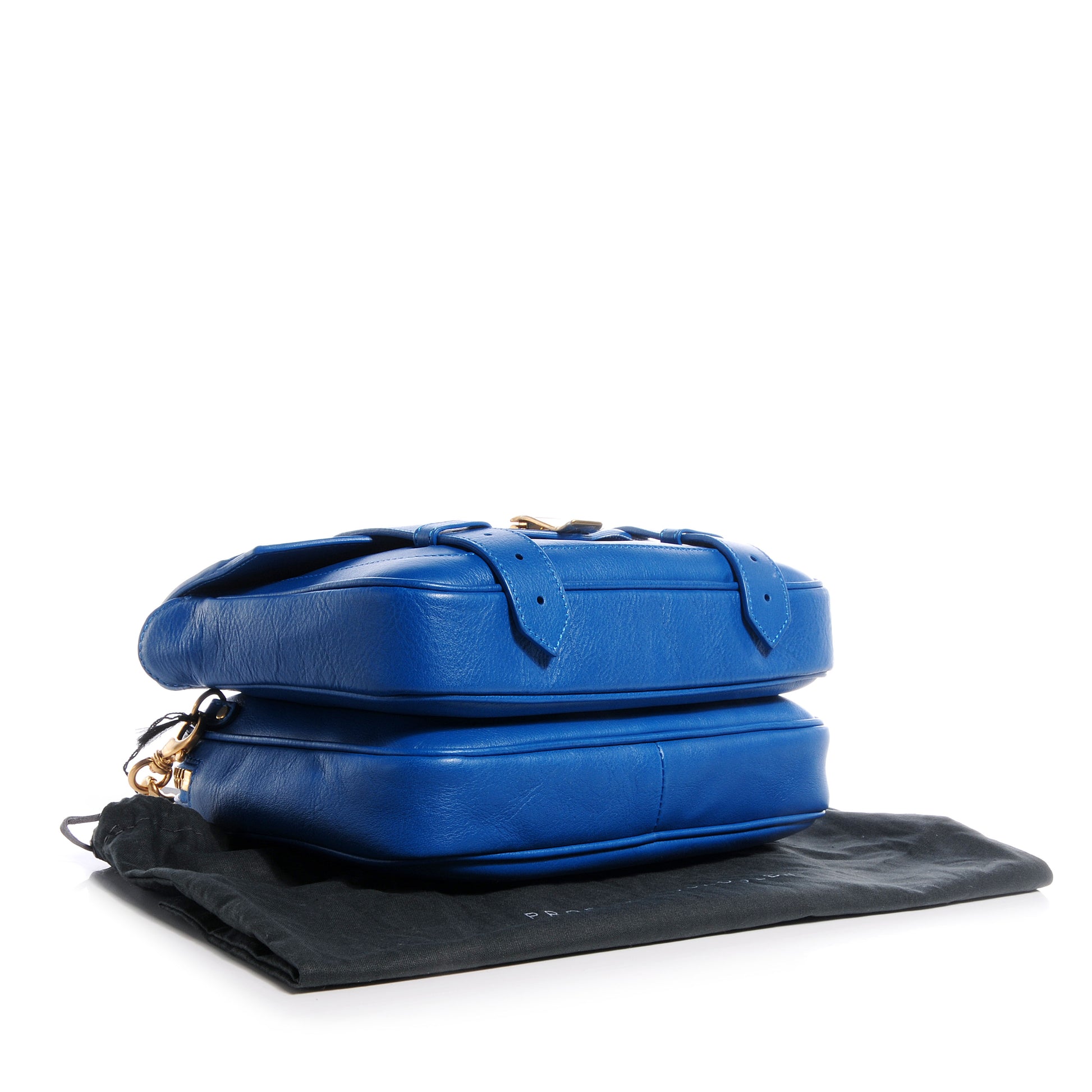 Proenza Schouler Calfskin Chain Strap Double Bag Peacock 4 of 10