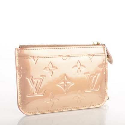 Louis Vuitton Vernis Key Pouch Beige Poudre 3 of 7