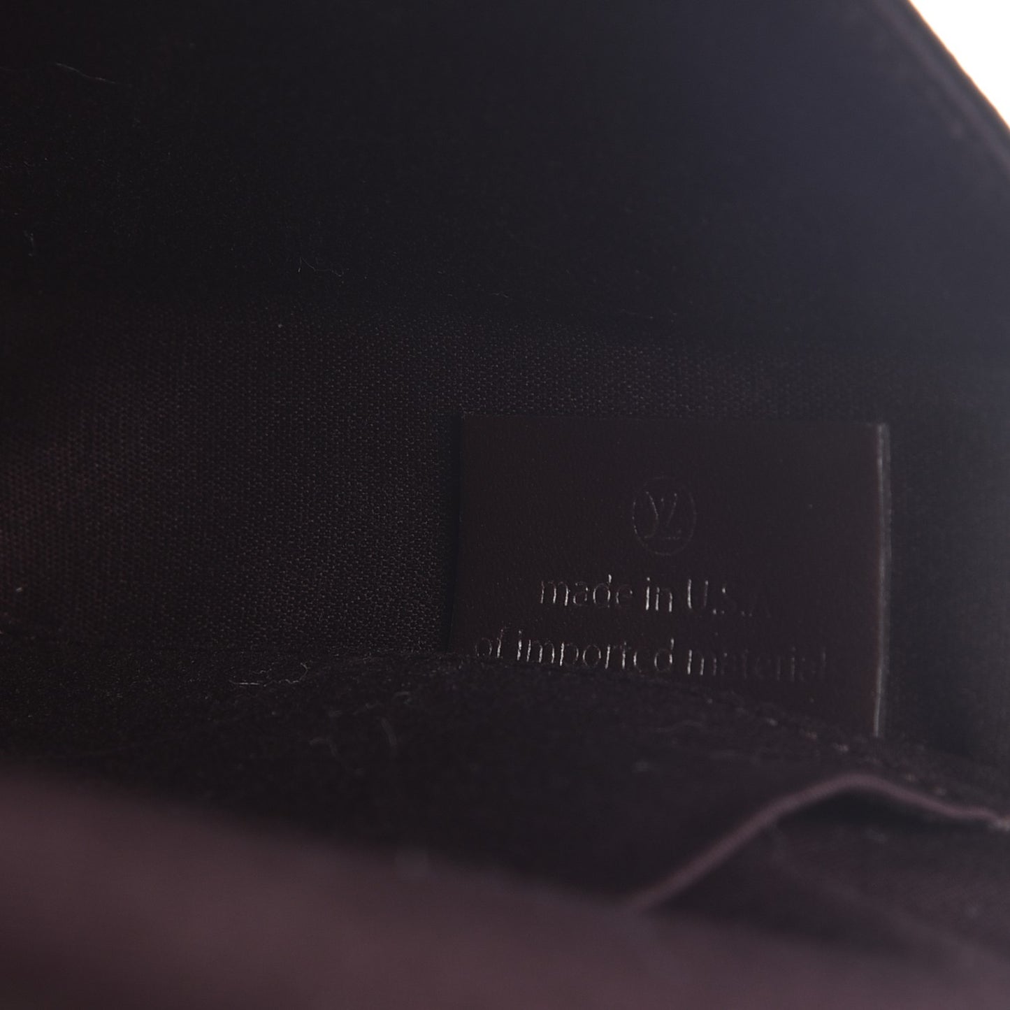 Vernis Pochette Felicie Chain Wallet Amarante