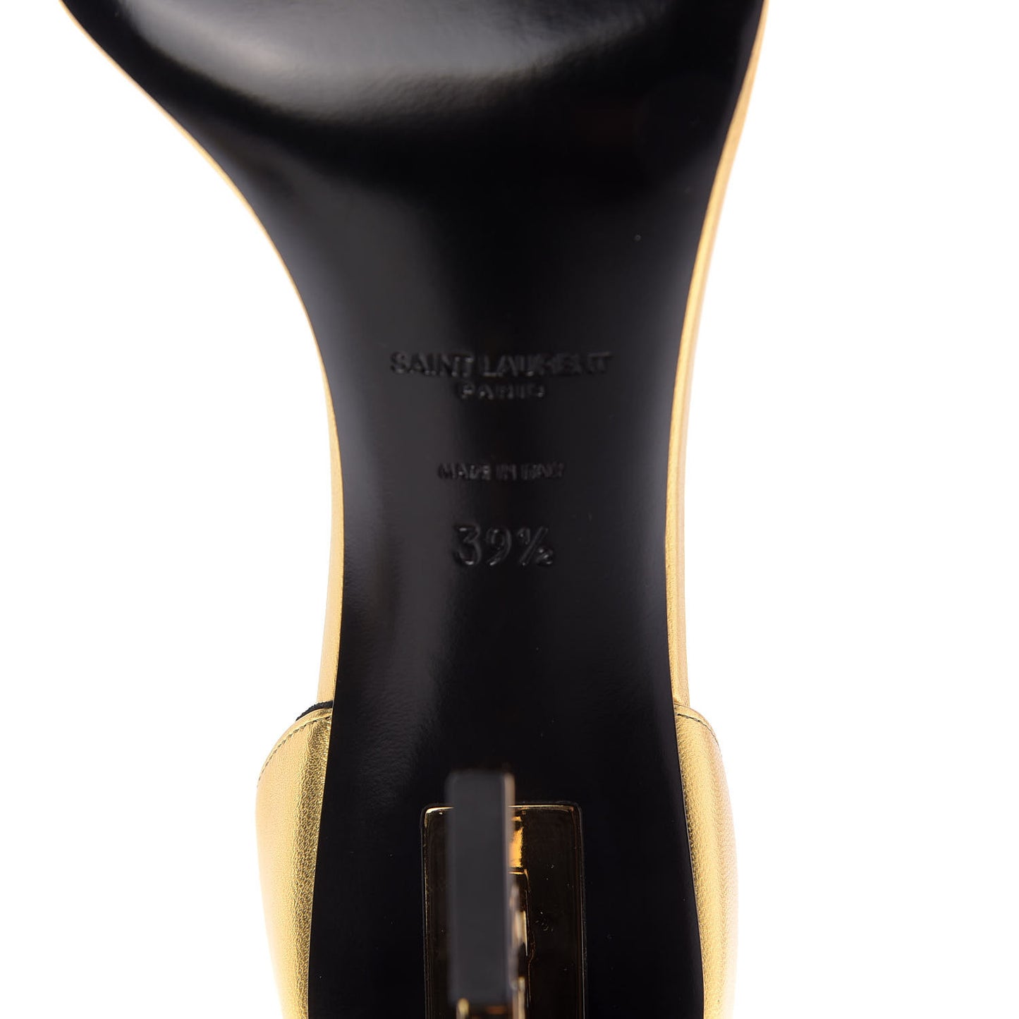 Calfskin Opyum Sandals 39.5 Oro