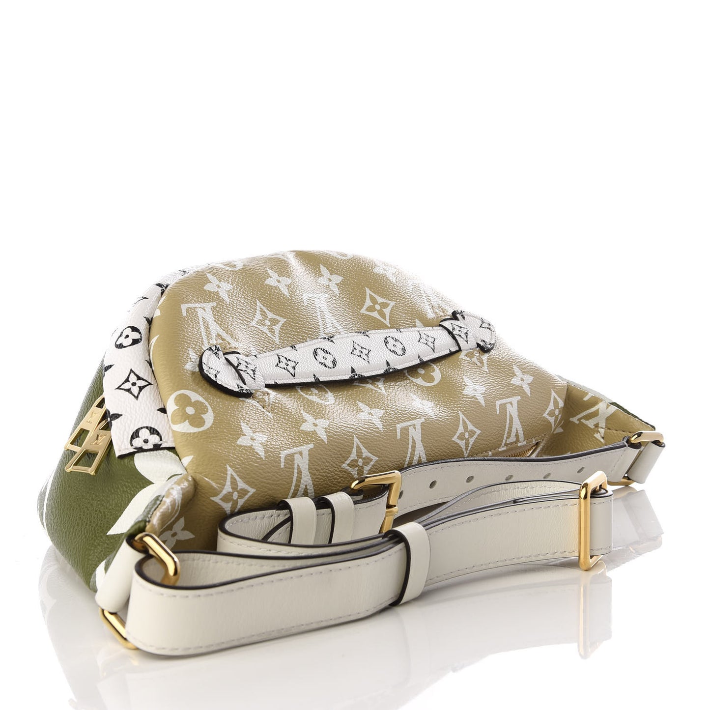 Monogram Giant Bumbag Kaki Beige