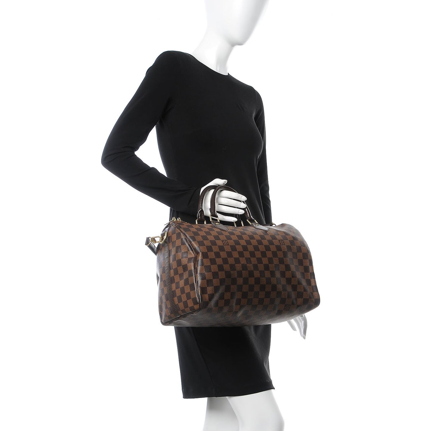 Damier Ebene Speedy Bandouliere 35