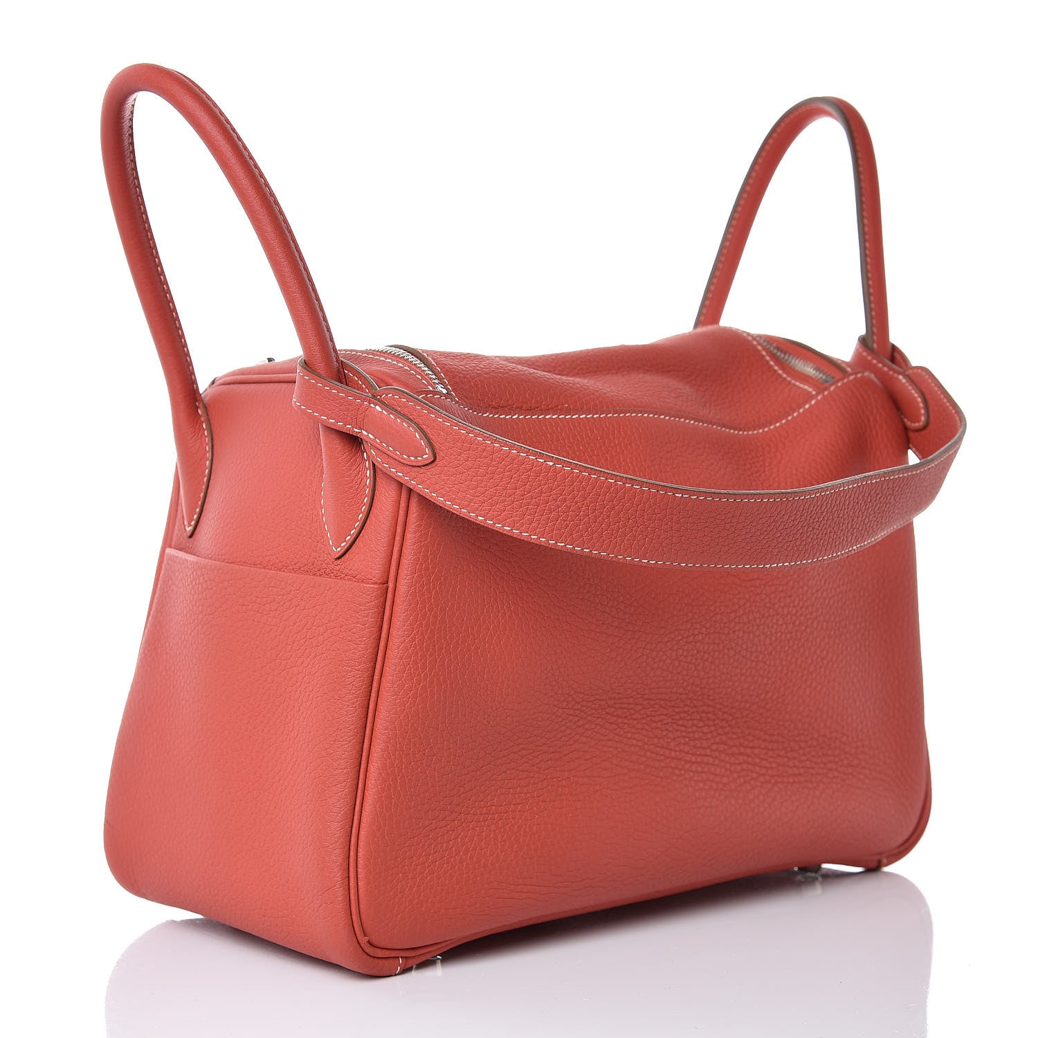 Hermes Taurillon Clemence Lindy 30 Sanguine 3 of 7
