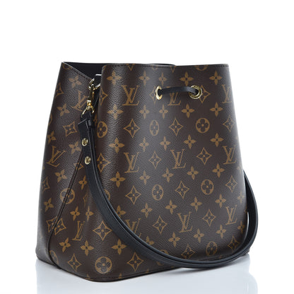 Louis Vuitton Monogram Neonoe MM Black 3 of 8