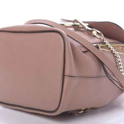 Chloe Suede Calfskin Small Faye Backpack Nougat 6 of 9