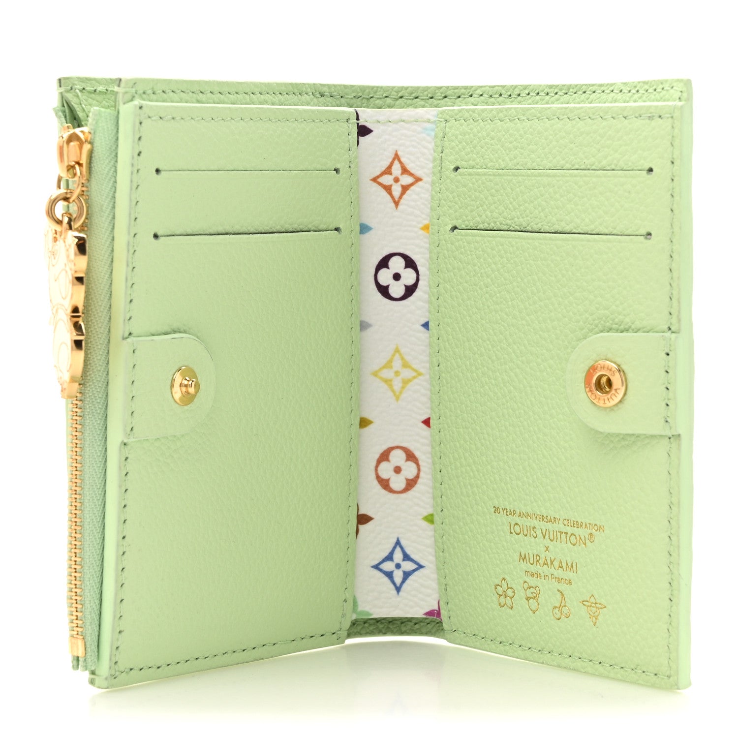 Louis Vuitton X TM Empreinte Monogram Lisa Wallet Green Tea 6 of 8
