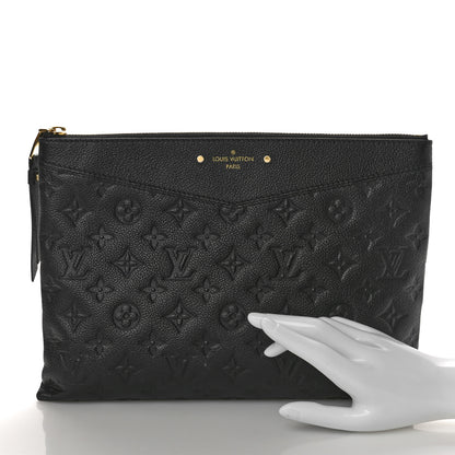Louis Vuitton Empreinte Daily Pouch Black 2 of 10