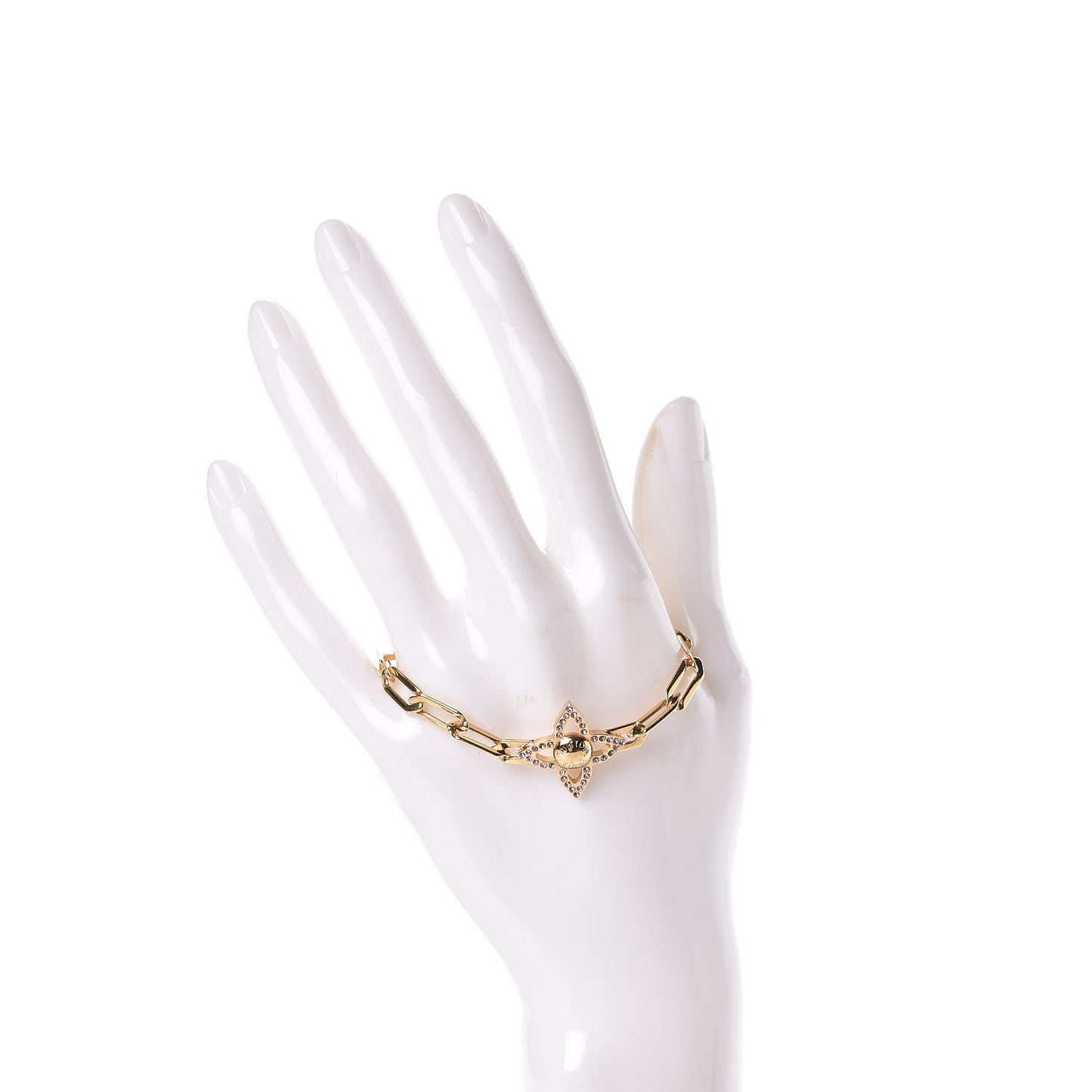 Swarovski Crystal Flower Power Bracelet Gold