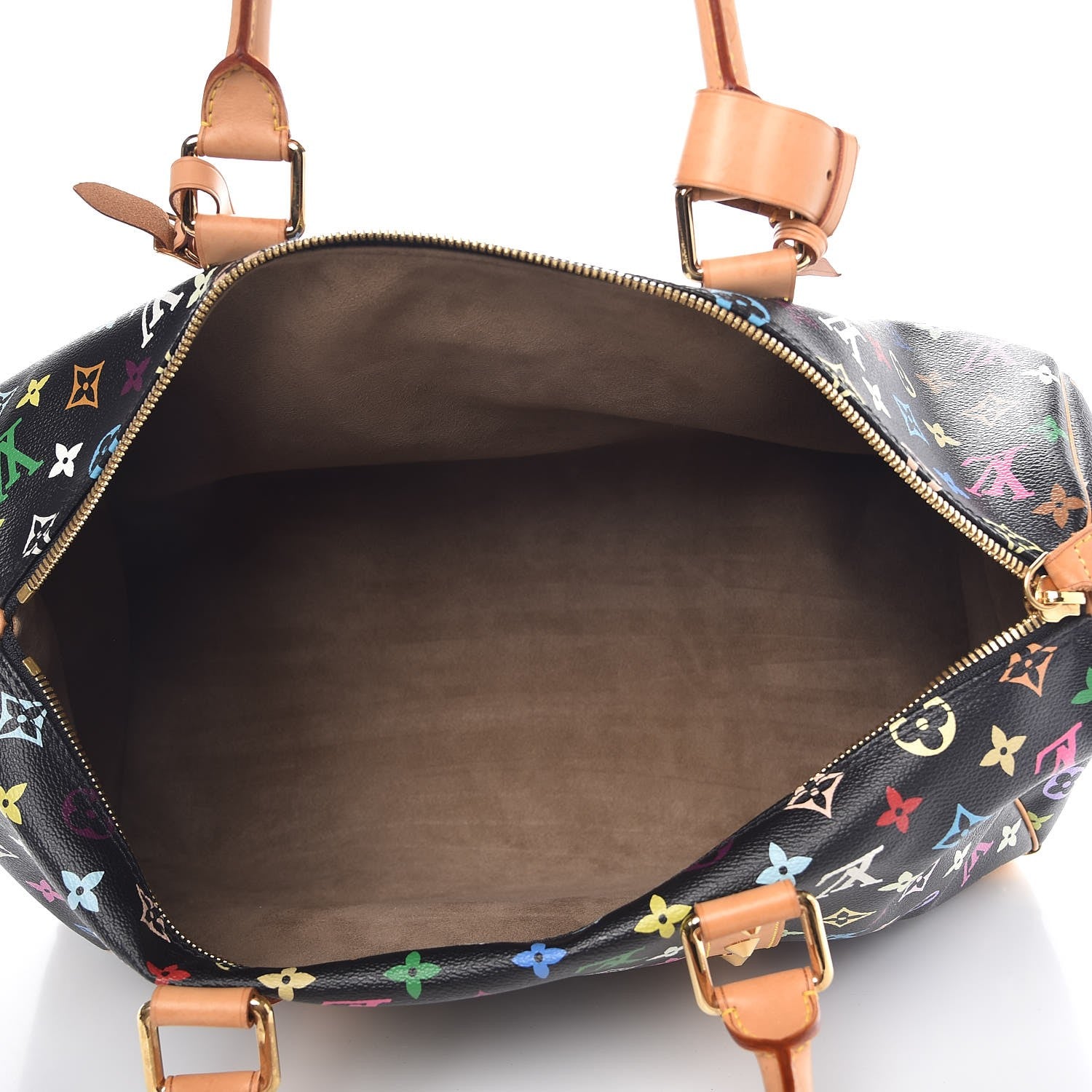 Louis Vuitton Monogram Multicolor Keepall 45 Black 5 of 9