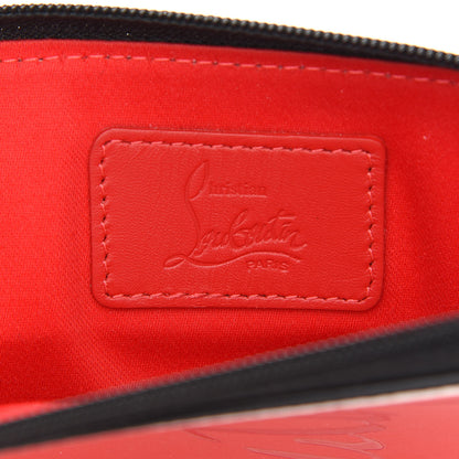 Christian Louboutin Calfskin Gomme Loubilab Batt Clutch Loubi Snow 6 of 8