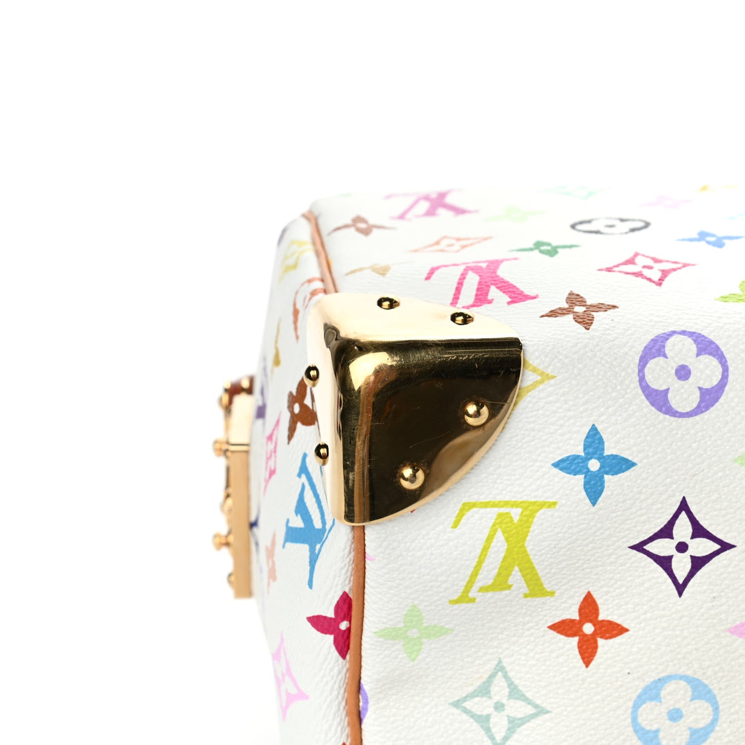Louis Vuitton Monogram Multicolor Speedy 30 White 10 of 23
