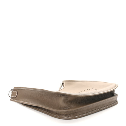 Hermes Taurillon Clemence Evelyne III PM Etoupe 4 of 11
