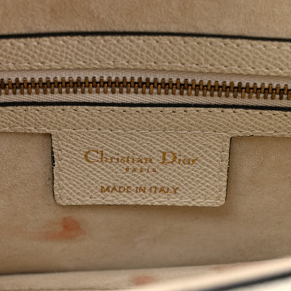 Christian Dior Grained Calfskin Saddle Bag White 6 of 18