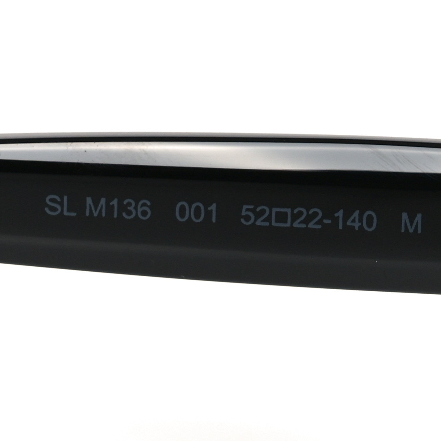 Saint Laurent Acetate Sunglasses SL M136 Black 7 of 8