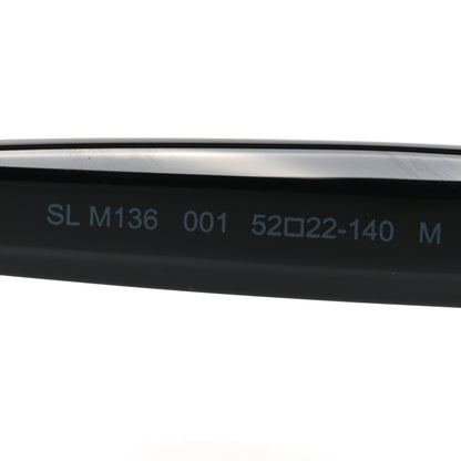 Saint Laurent Acetate Sunglasses SL M136 Black 7 of 8