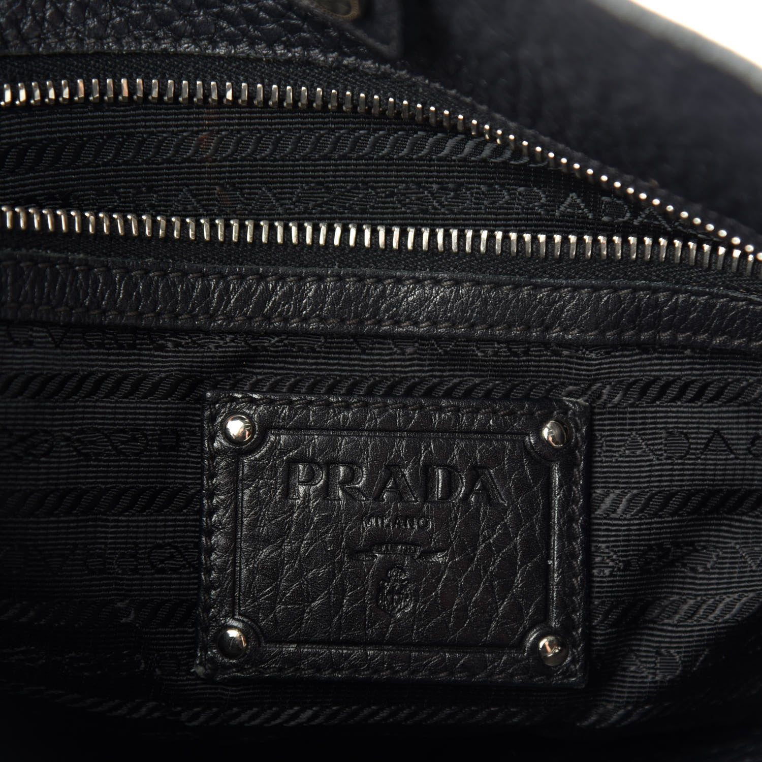 Prada Vitello Daino Hobo Black 18 of 19
