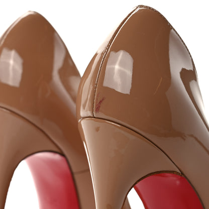 Christian Louboutin Patent So Kate 120 Pumps 39.5 Nude 8 of 8