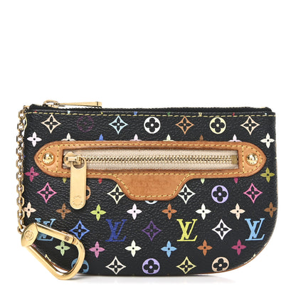 Louis Vuitton Monogram Multicolor Pochette Plate MM Black 1 of 8