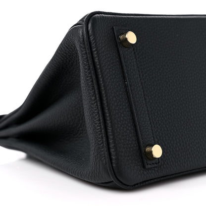 Hermes Togo Lizard Birkin Touch 25 Black 8 of 10