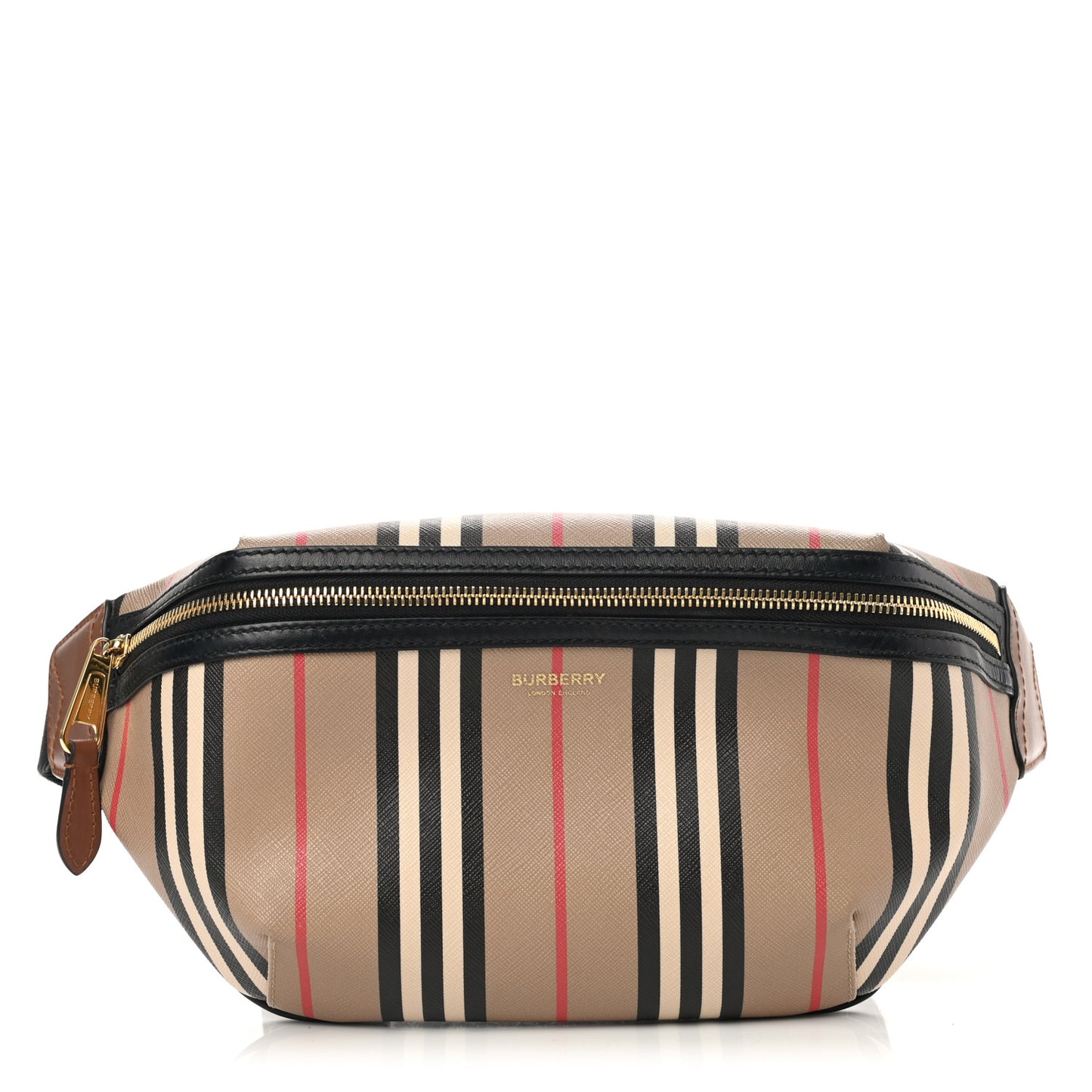 E-Canvas Icon Stripe Sonny Bum Bag Archive Beige