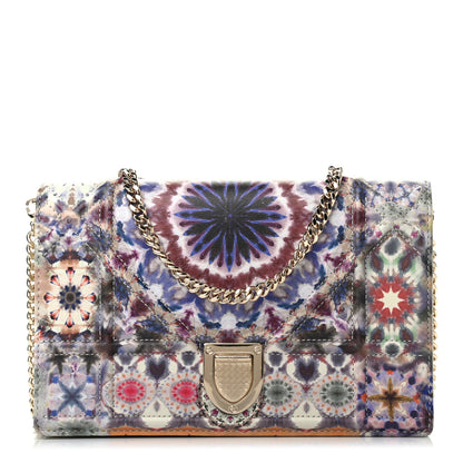 Christian Dior Calfskin KaleiDiorscopic Diorama Wallet On Chain Pouch Latte Multicolor 1 of 10