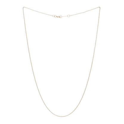 Tiffany 18K Rose Gold Beaded Chain Necklace 2 of 4