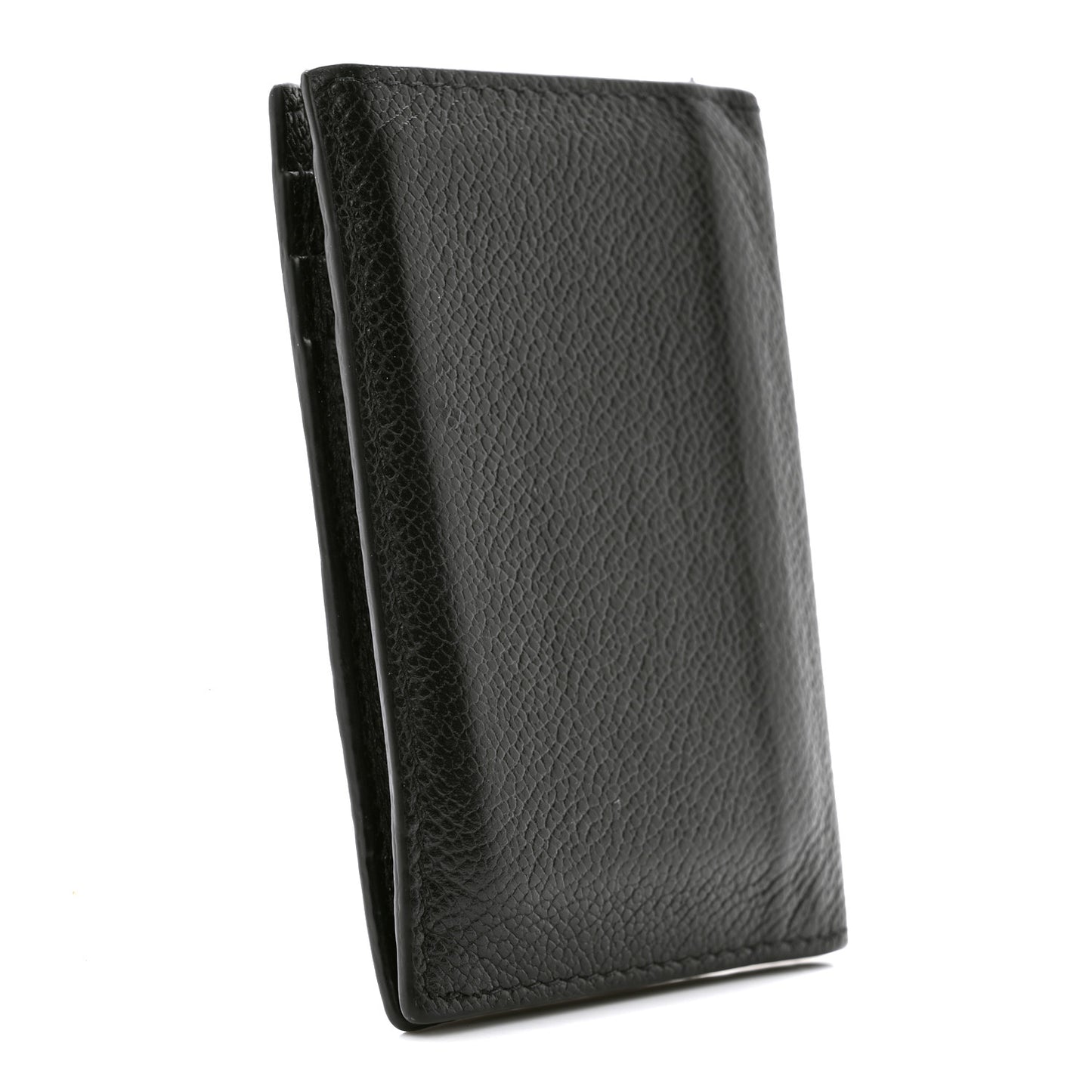 Vitello Micro Grain Card Holder Black