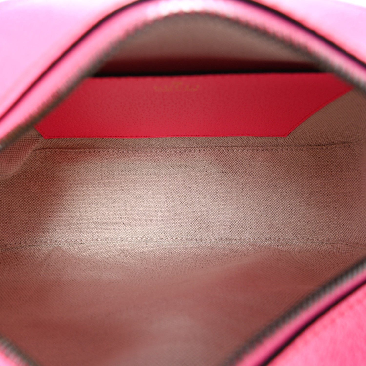Gucci GG Supreme Monogram Textured Dollar Calfskin Web Ophidia Small Crossbody Bag Beige Ebony Fuchsia 5 of 10