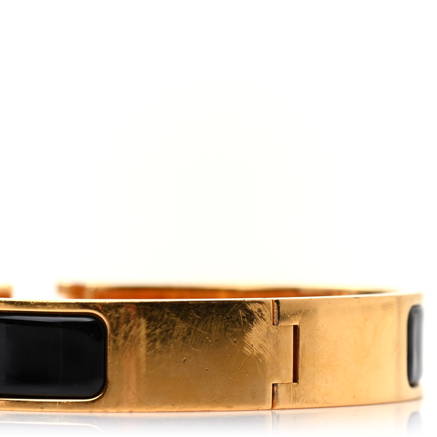 Hermes Enamel Narrow Clic Clac H Bracelet PM Black 5 of 5