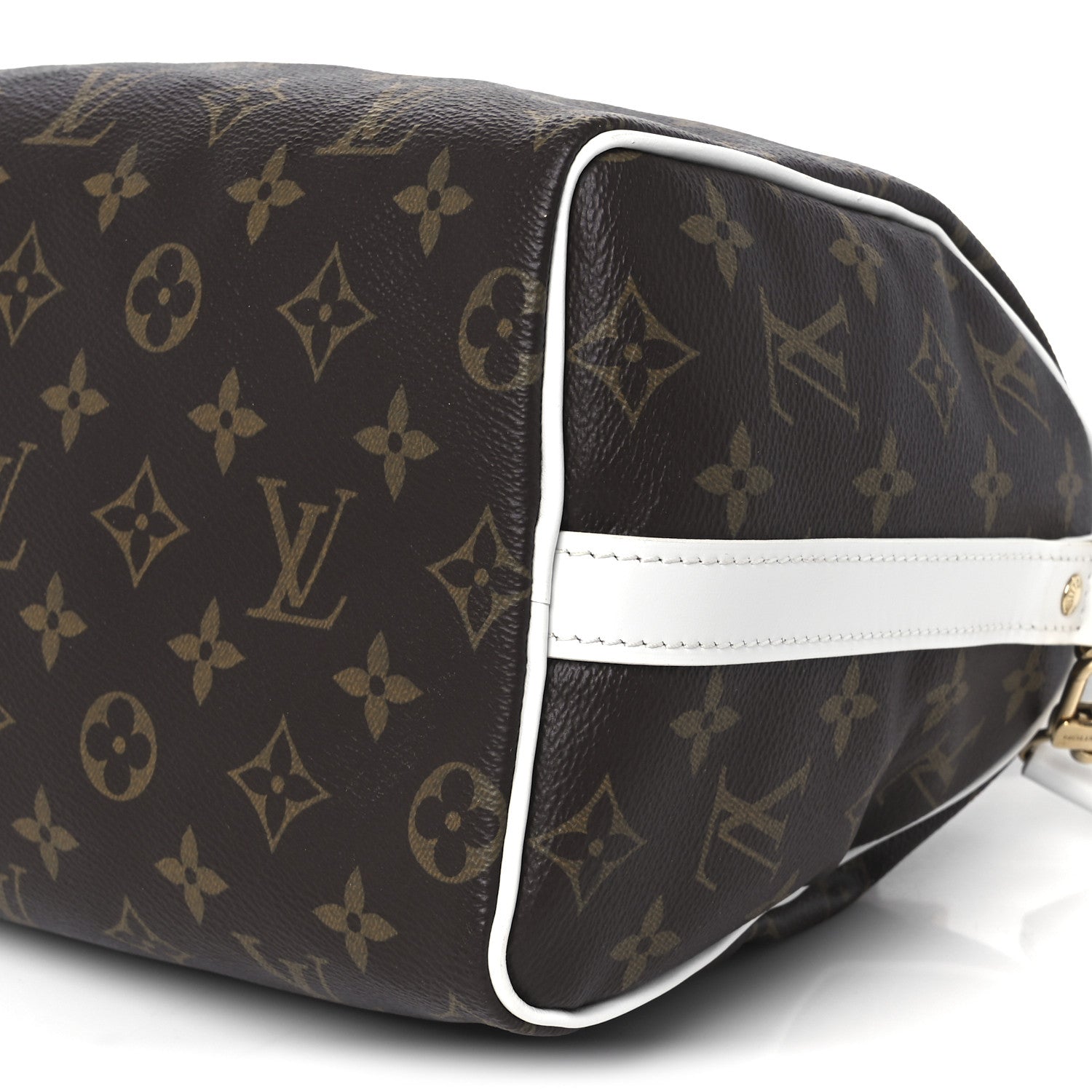 Louis Vuitton Monogram LV Match Speedy Bandouliere 25 White 9 of 9