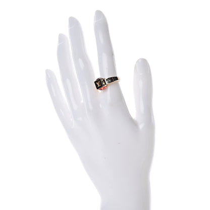 Louis Vuitton Gamble Ring Large 7.5 Gold 2 of 5