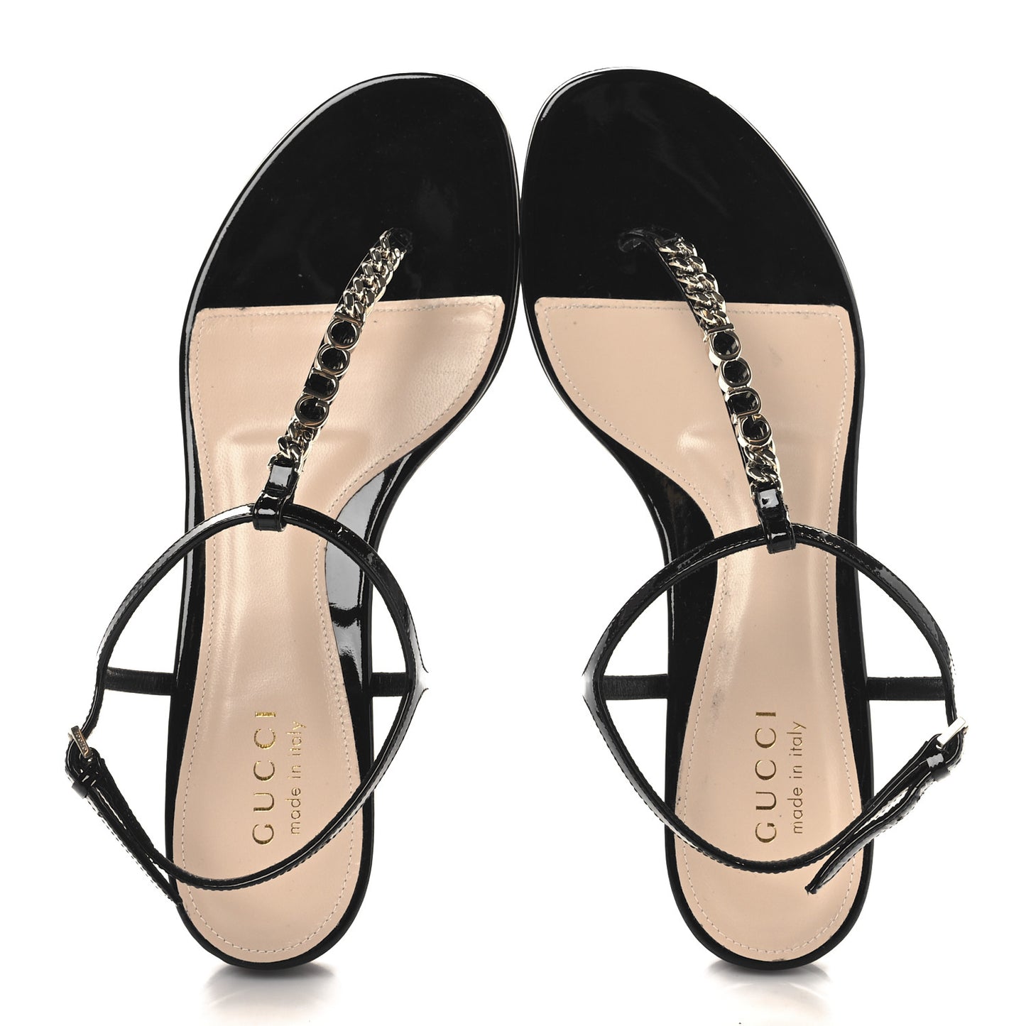 Vernice Crystal Signoria Thong Sandals 38 Black