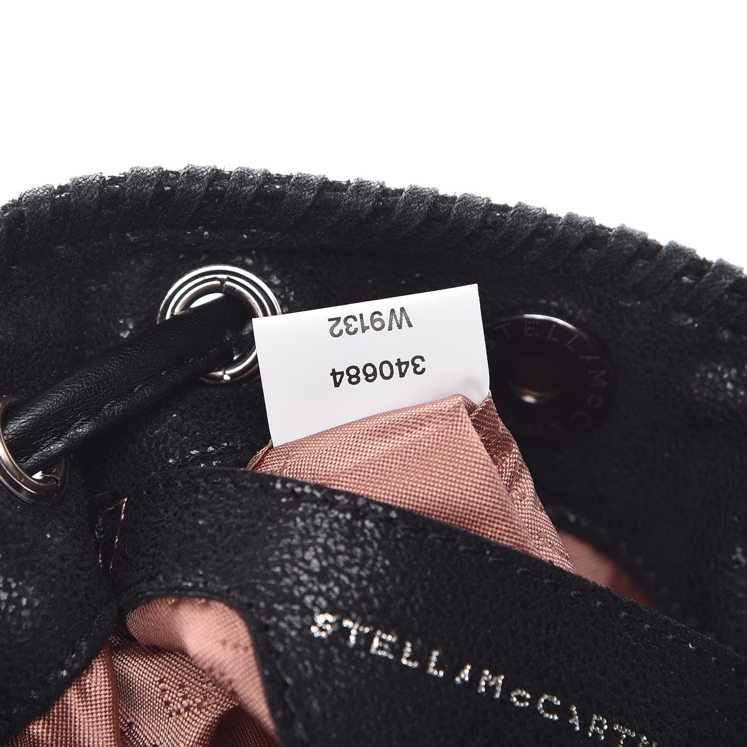Stella McCartney Shaggy Deer Small Falabella Bucket Bag Black 7 of 8