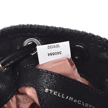 Stella McCartney Shaggy Deer Small Falabella Bucket Bag Black 7 of 8