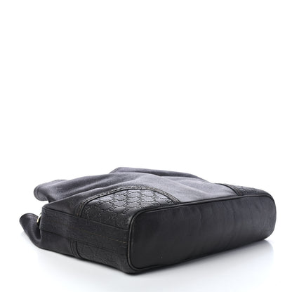 Gucci Calfskin Guccissima Trim Large Signoria Black 3 of 4