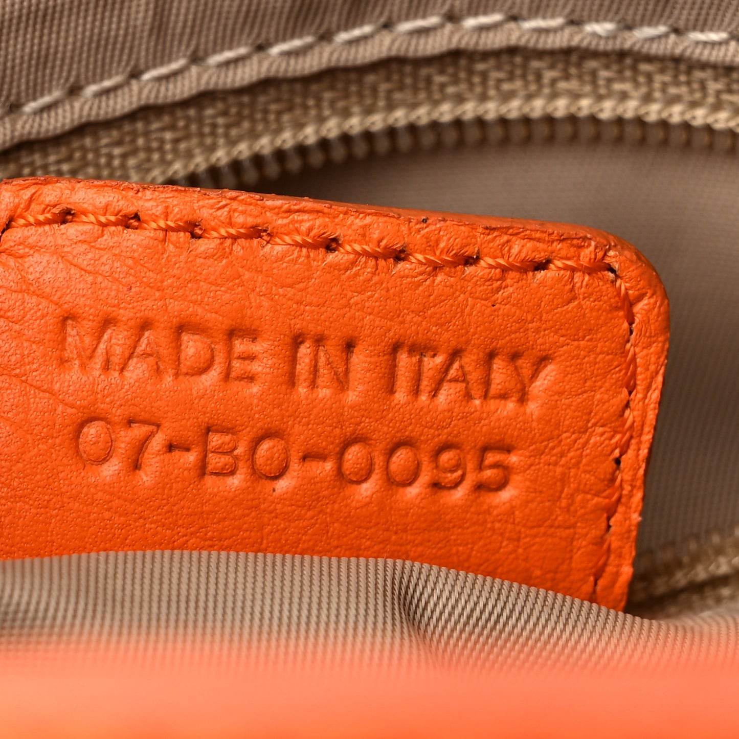 Diorissimo Bowler Orange