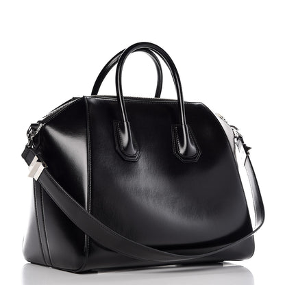 Givenchy Shiny Lord Calfskin Medium Antigona Black 3 of 8