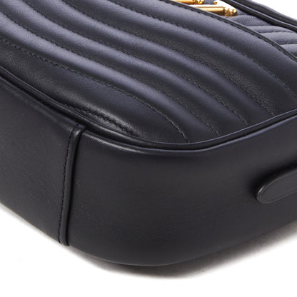 Louis Vuitton Calfskin New Wave Camera Bag Black 4 of 9