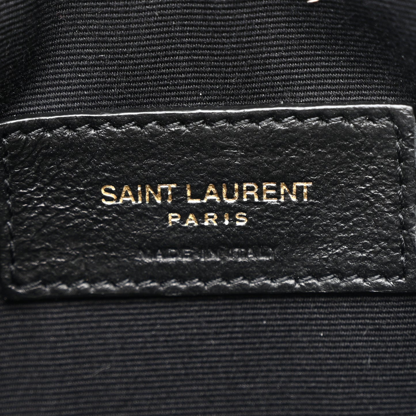Smooth Shiny Calfskin Uptown Pouch Crema Soft