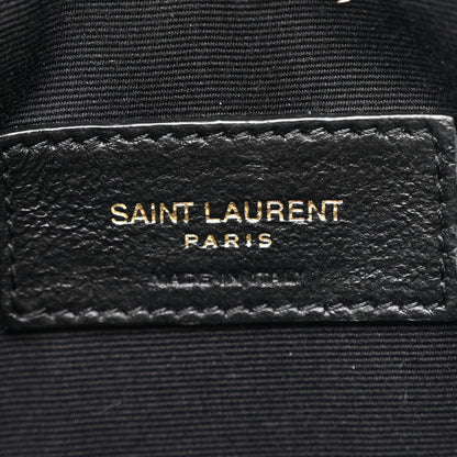 Saint Laurent Smooth Shiny Calfskin Uptown Pouch Crema Soft 6 of 8