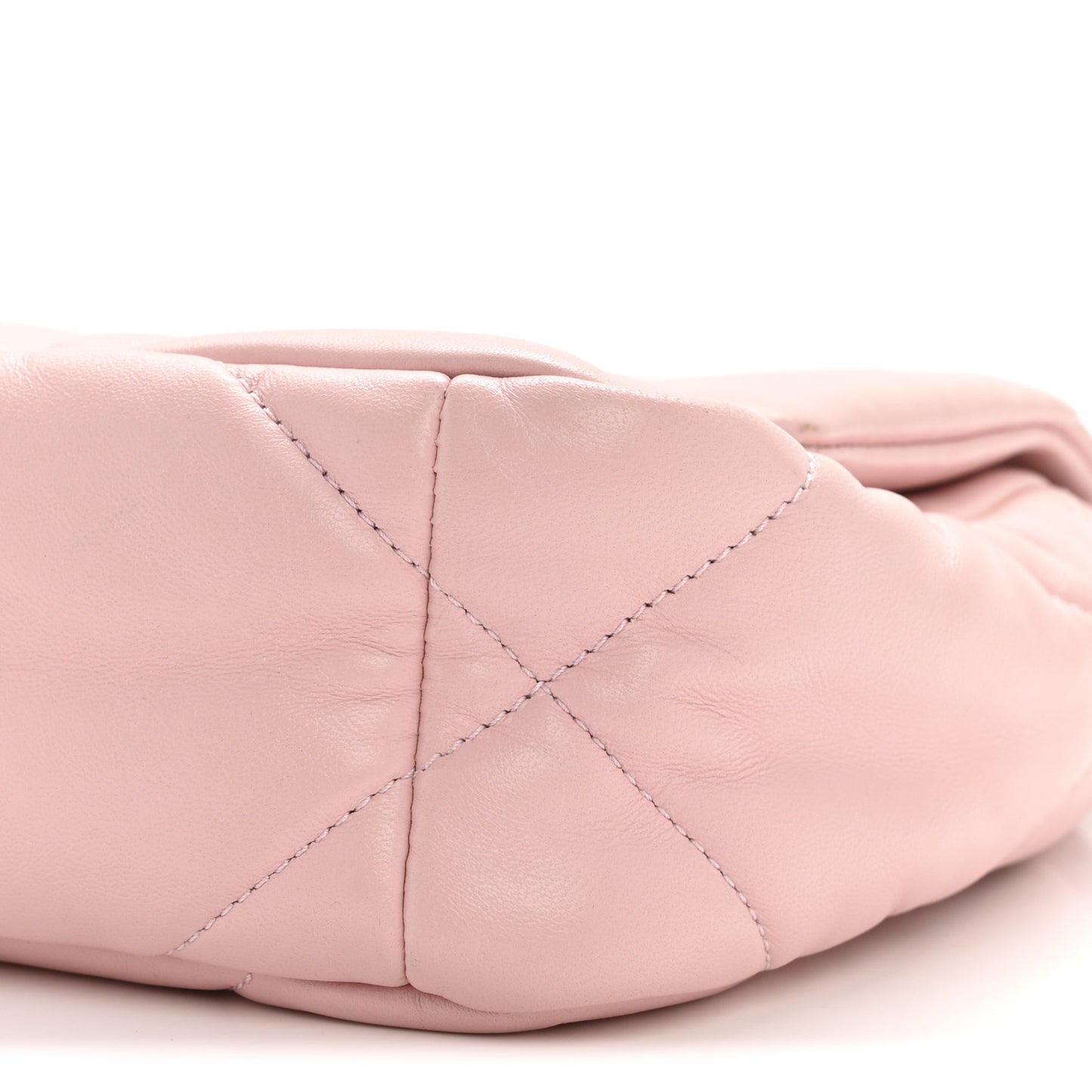 Lambskin Quilted Medium Chanel 19 Flap Light Pink