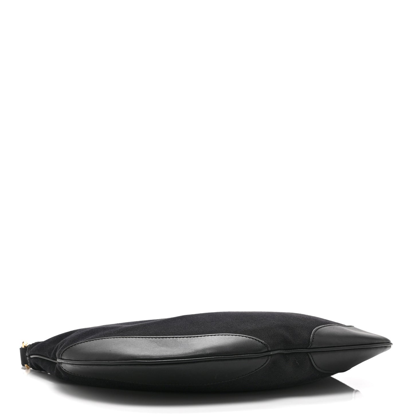 Canvas Large Half Moon Hobo Black