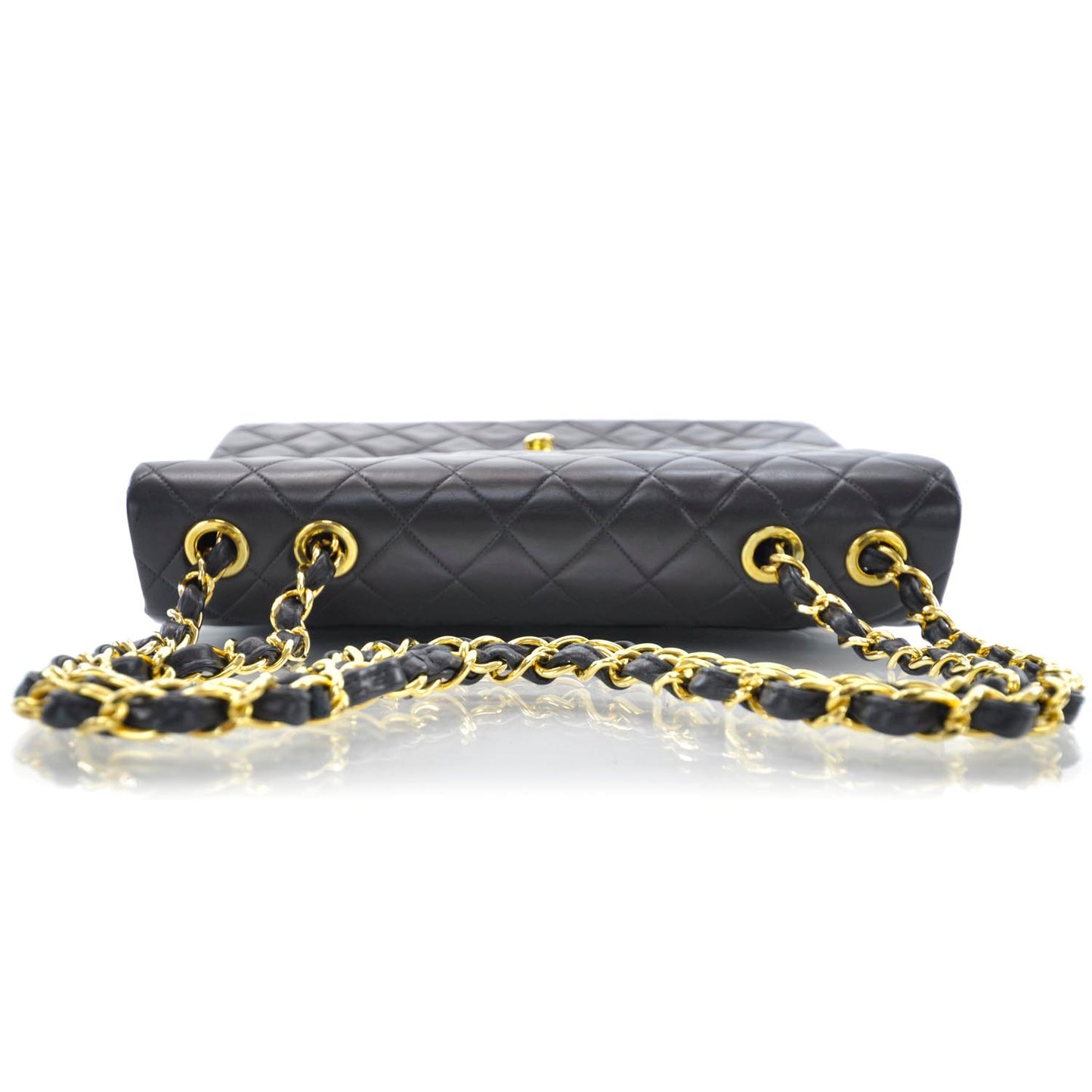 Lambskin XL Jumbo Flap Black
