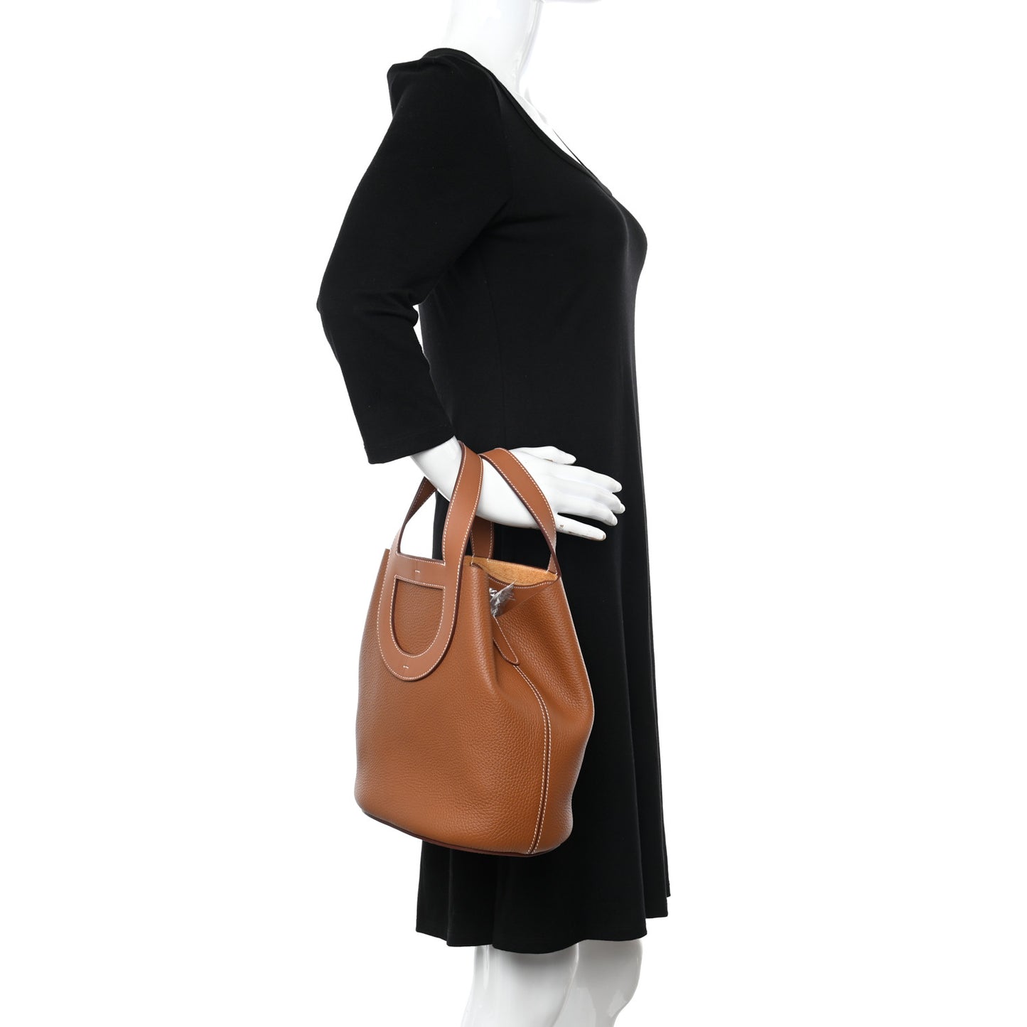Taurillon Clemence Swift In-The-Loop 18 Bag Gold