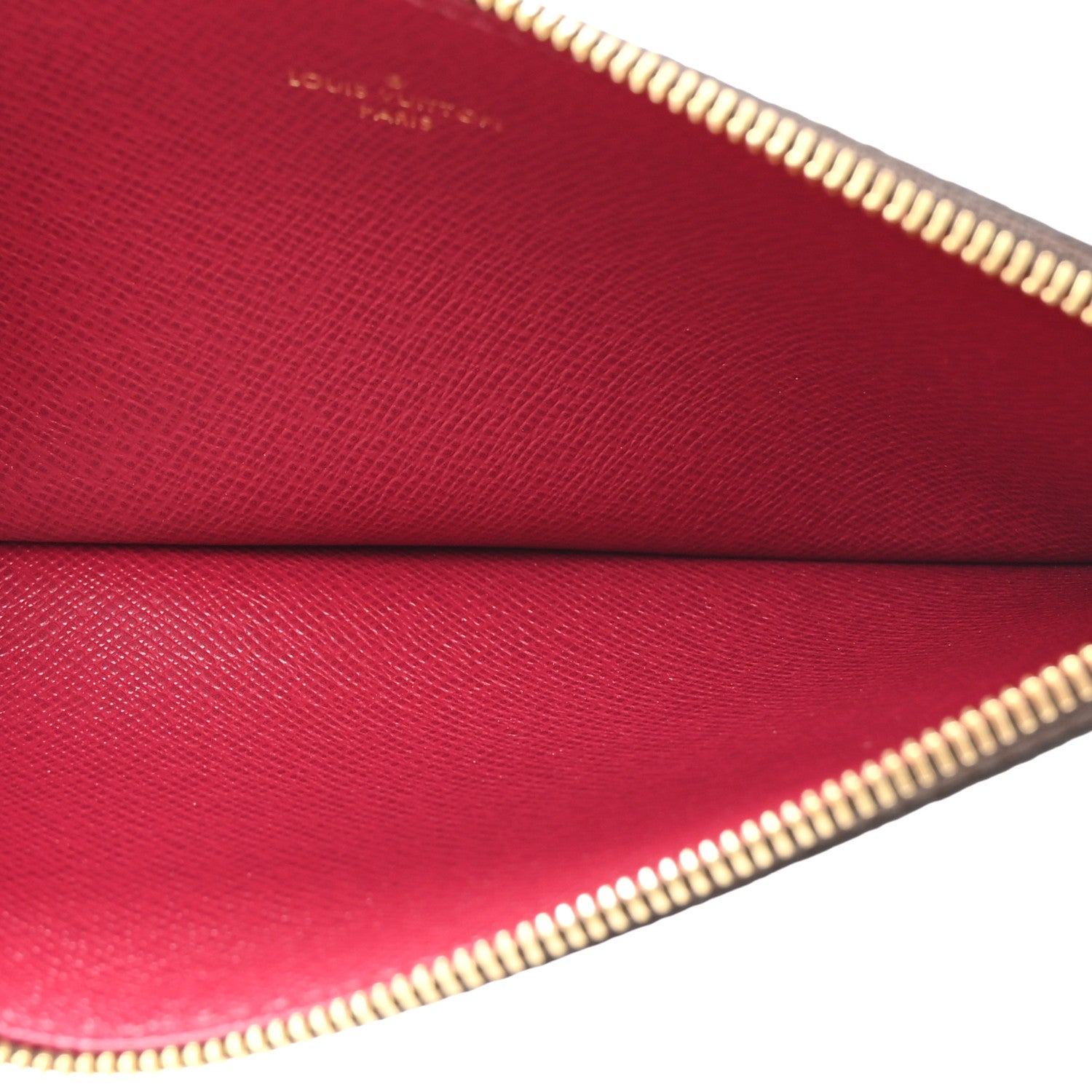 Louis Vuitton Monogram Pochette Felicie Chain Wallet Fuchsia 7 of 14