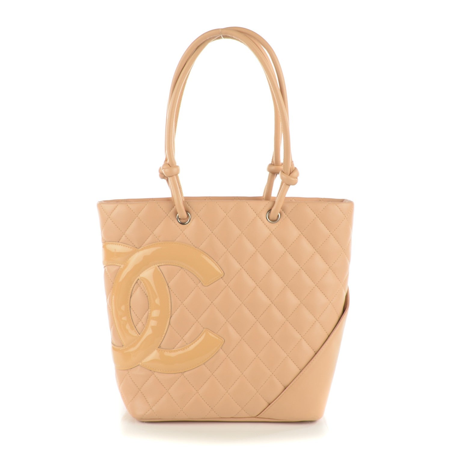 Chanel Calfskin Quilted Medium Cambon Tote Beige 1 of 7