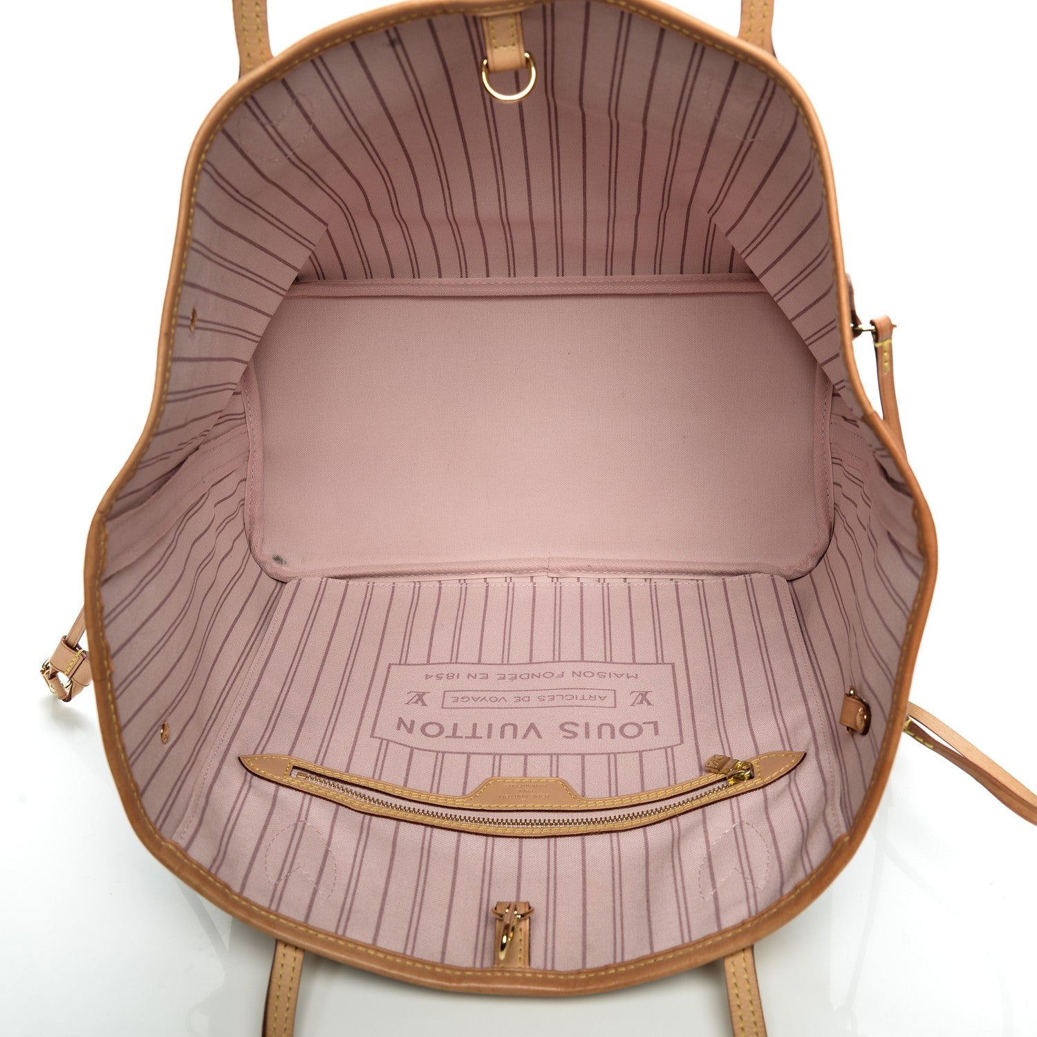 Louis Vuitton Monogram Capri V Neverfull MM Rose Ballerine 5 of 8