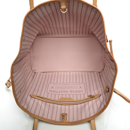 Louis Vuitton Monogram Capri V Neverfull MM Rose Ballerine 5 of 8