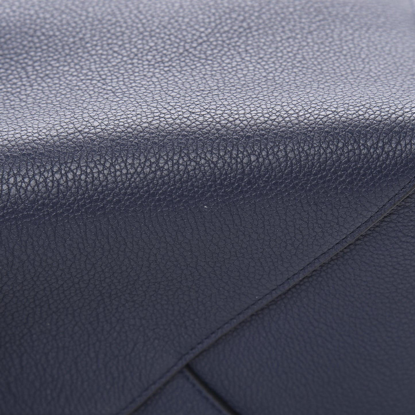 Soft Grained Calfskin Small Belt Cabas Phantom Navy