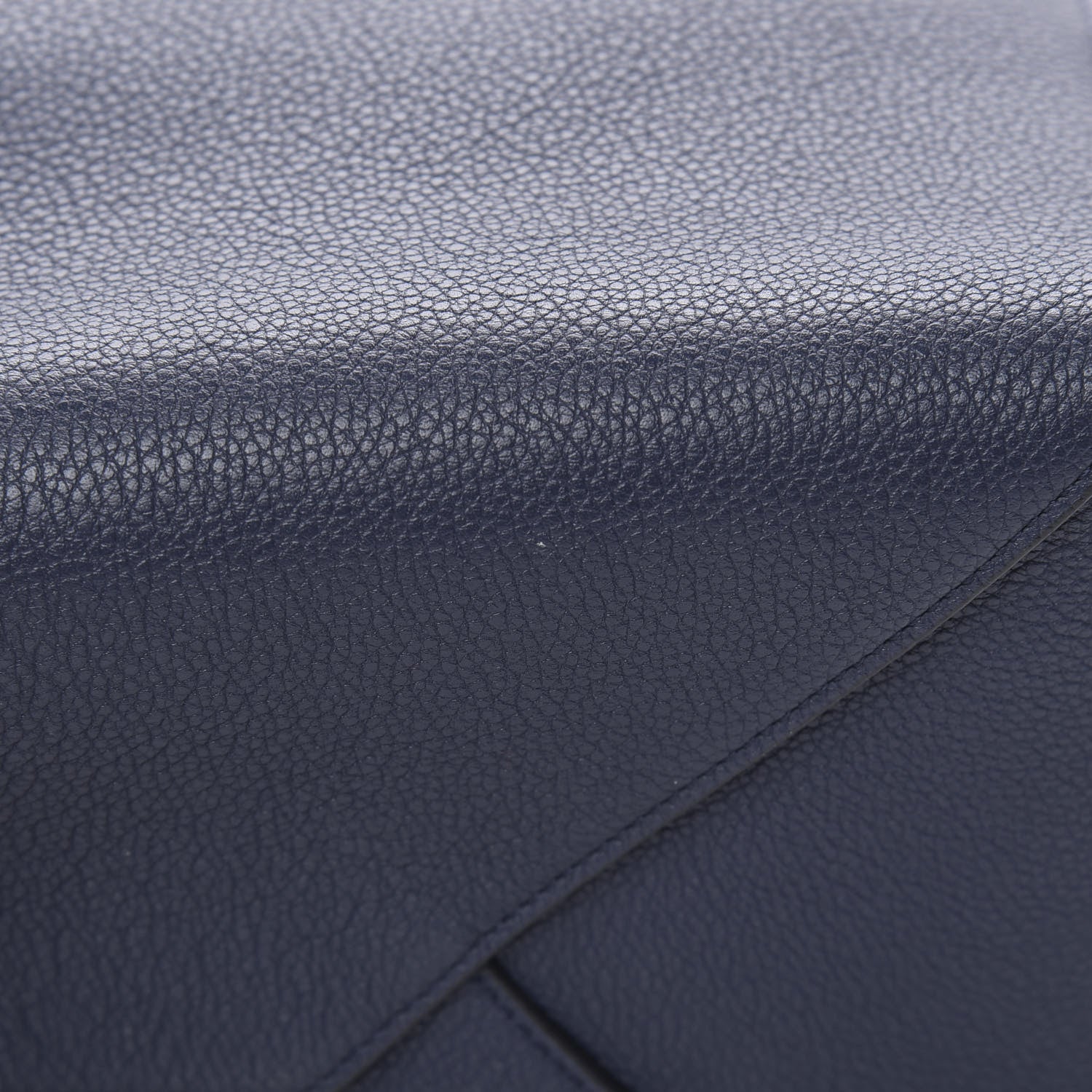 Celine Soft Grained Calfskin Small Belt Cabas Phantom Navy 11 of 12